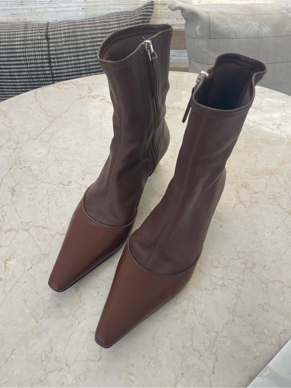 Acne Studios | Dark Brown Sock Boot | Size 8